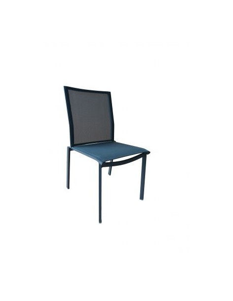 Chaise "Alex" anthracite L'Estivalier Chaise de jardin