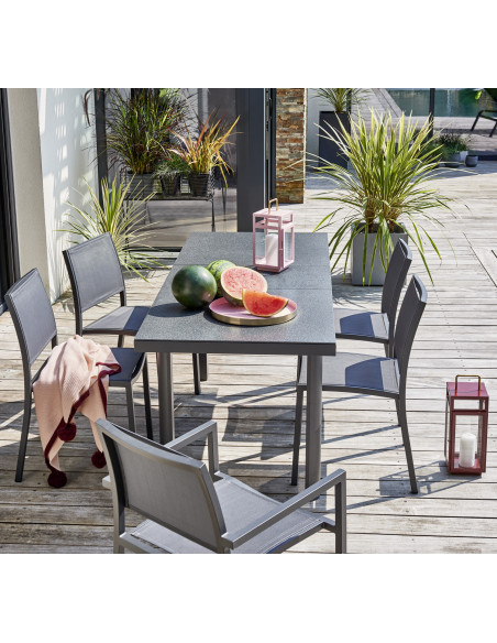 Lanterne "Moderne" Bordeaux - H.43 cm  Lanterne, bougeoire et photophore