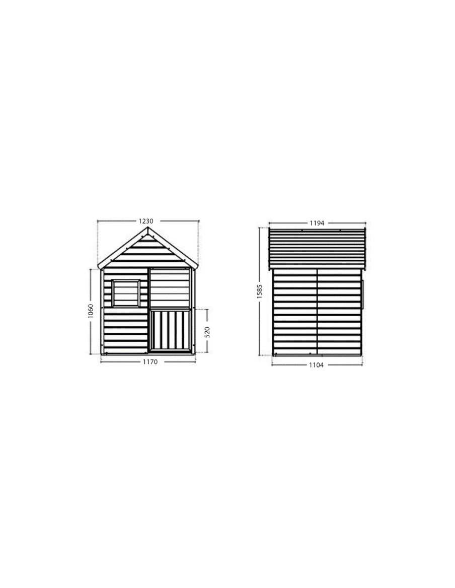 Cabane pour enfant "Marina" Forest Style Cabane de jardin pour enfant