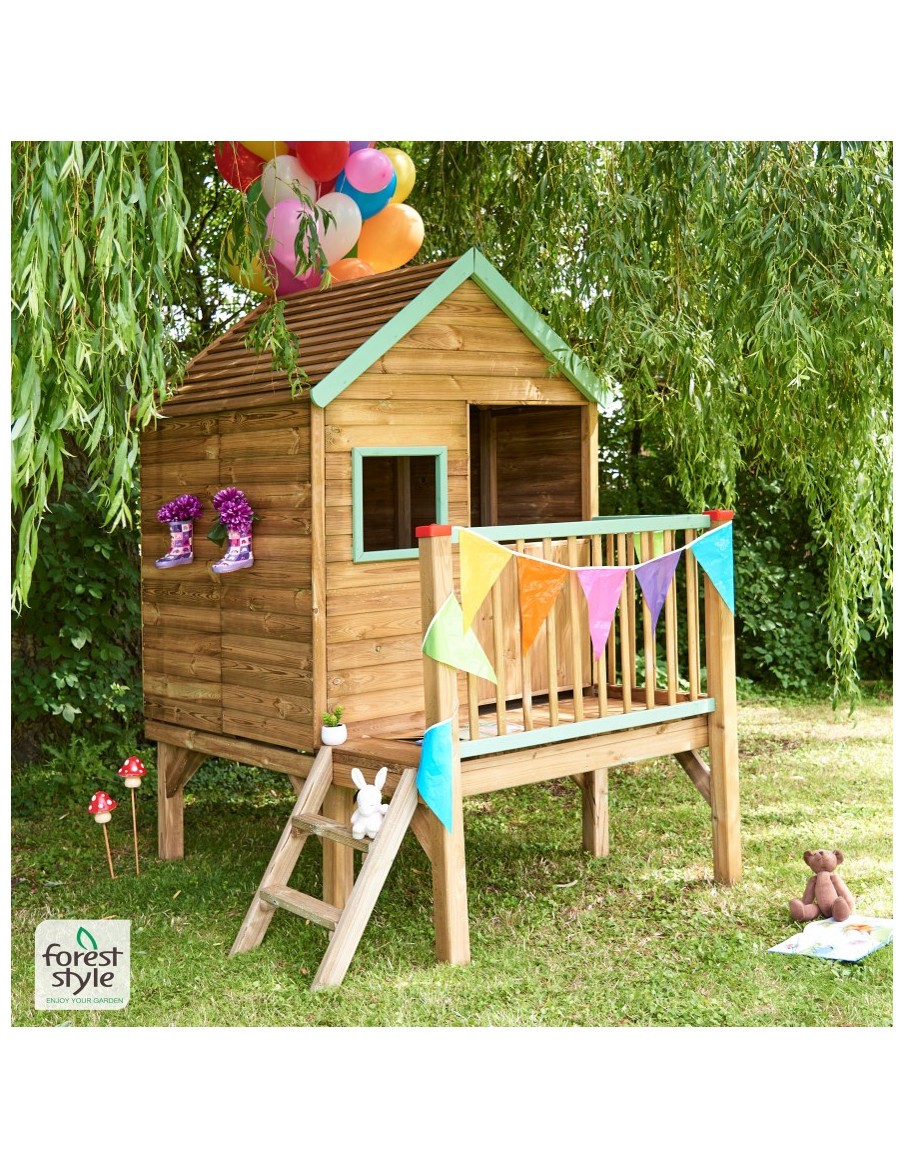 Cabane pour enfant "Winny" sur pilotis Forest Style Cabane de jardin pour enfant