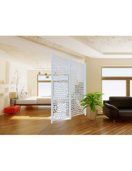 Poteau 1,15 m - "ALUPOST" - Blanc  Accessoires pour clôture, bordure et occultation