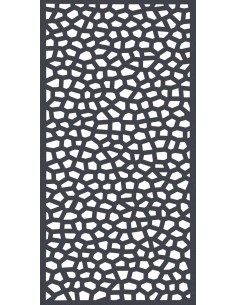 Platine de fixation "BASFIX FLOOR" pour panneau mosaïc  Accessoires pour clôture, bordure et occultation 2