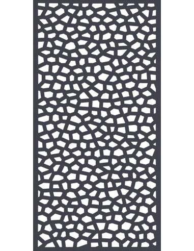 Platine de fixation "BASFIX FLOOR" pour panneau mosaïc  Accessoires pour clôture, bordure et occultation
