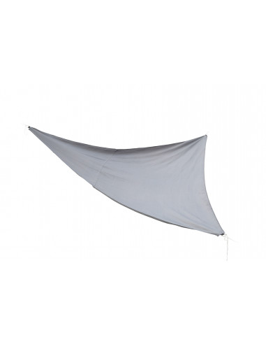 Voile d’ombrage imperméable triangle polyester anthracite 5 m – ECLOZ ECLOZ Voile d'ombrage et accessoire