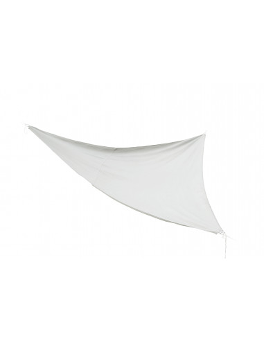 Voile d’ombrage imperméable triangle polyester naturel 5 m – ECLOZ ECLOZ Voile d'ombrage et accessoire