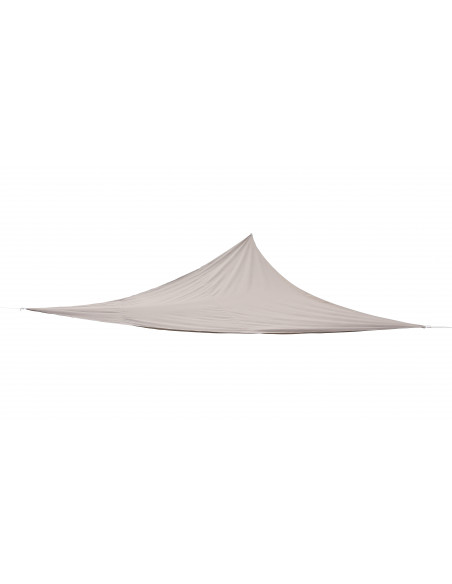 Voile d’ombrage imperméable triangle polyester taupe 3 m – ECLOZ ECLOZ Voile d'ombrage et accessoire