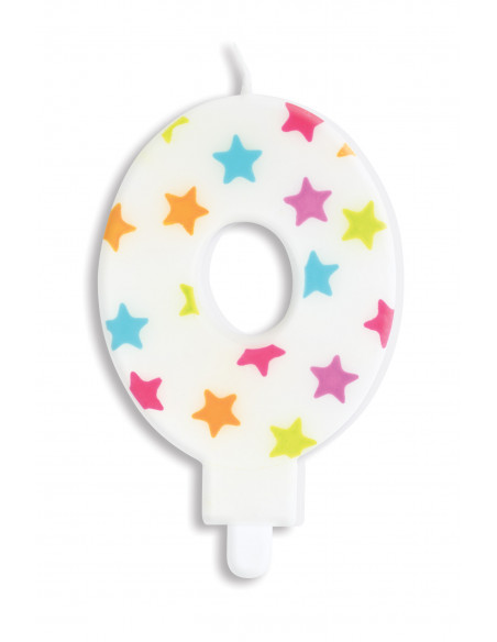 Bougie numéro 0 ScrapCooking Anniversaire et déco de fête