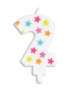 Bougie numéro 2 ScrapCooking Anniversaire et déco de fête 2