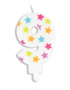 Bougie numéro 9 ScrapCooking Anniversaire et déco de fête 2