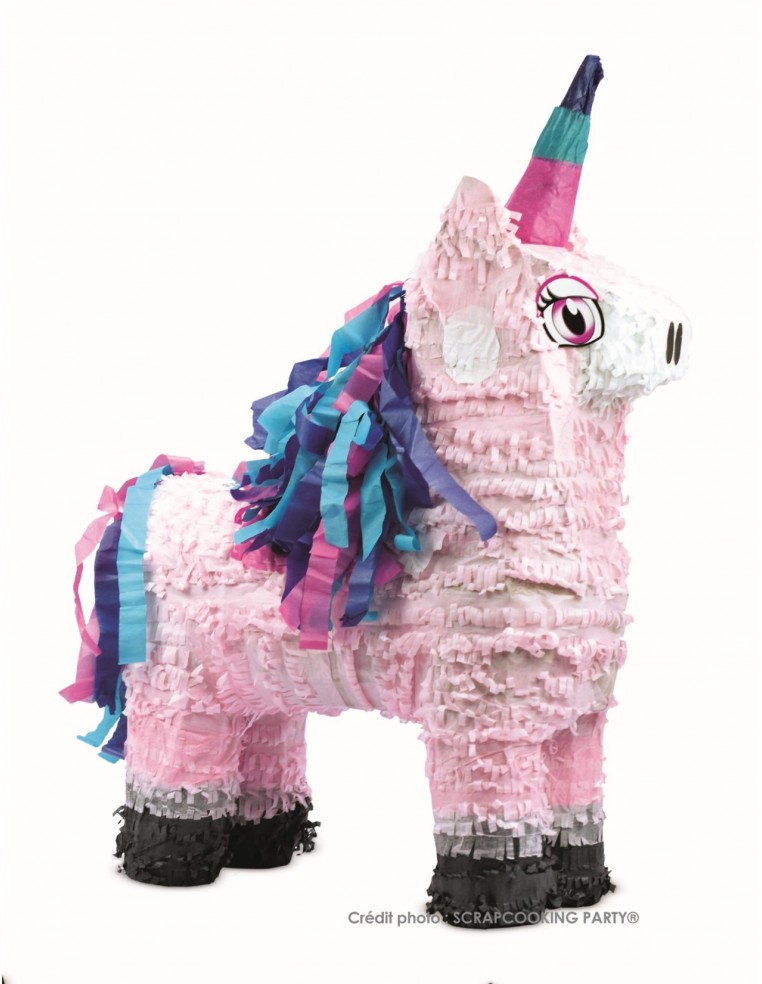 Piñata licorne ScrapCooking Anniversaire et déco de fête