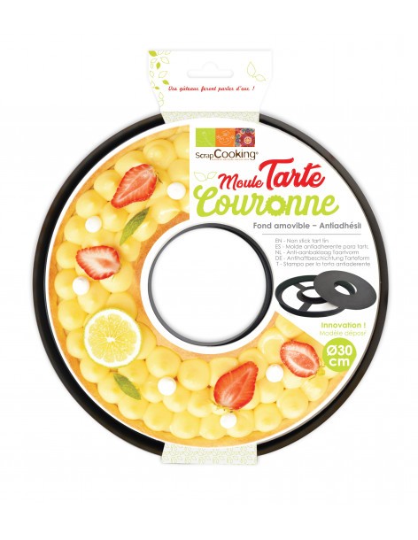 Moule tarte couronne anti-adhésif - ScrapCooking ScrapCooking Moule & Ustensile à pâtisserie