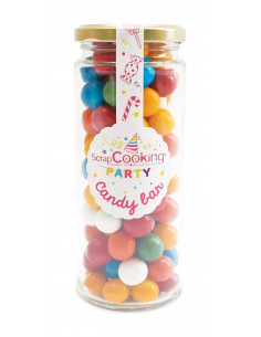 Pot en verre "Bubble gum" ScrapCooking Anniversaire et déco de fête