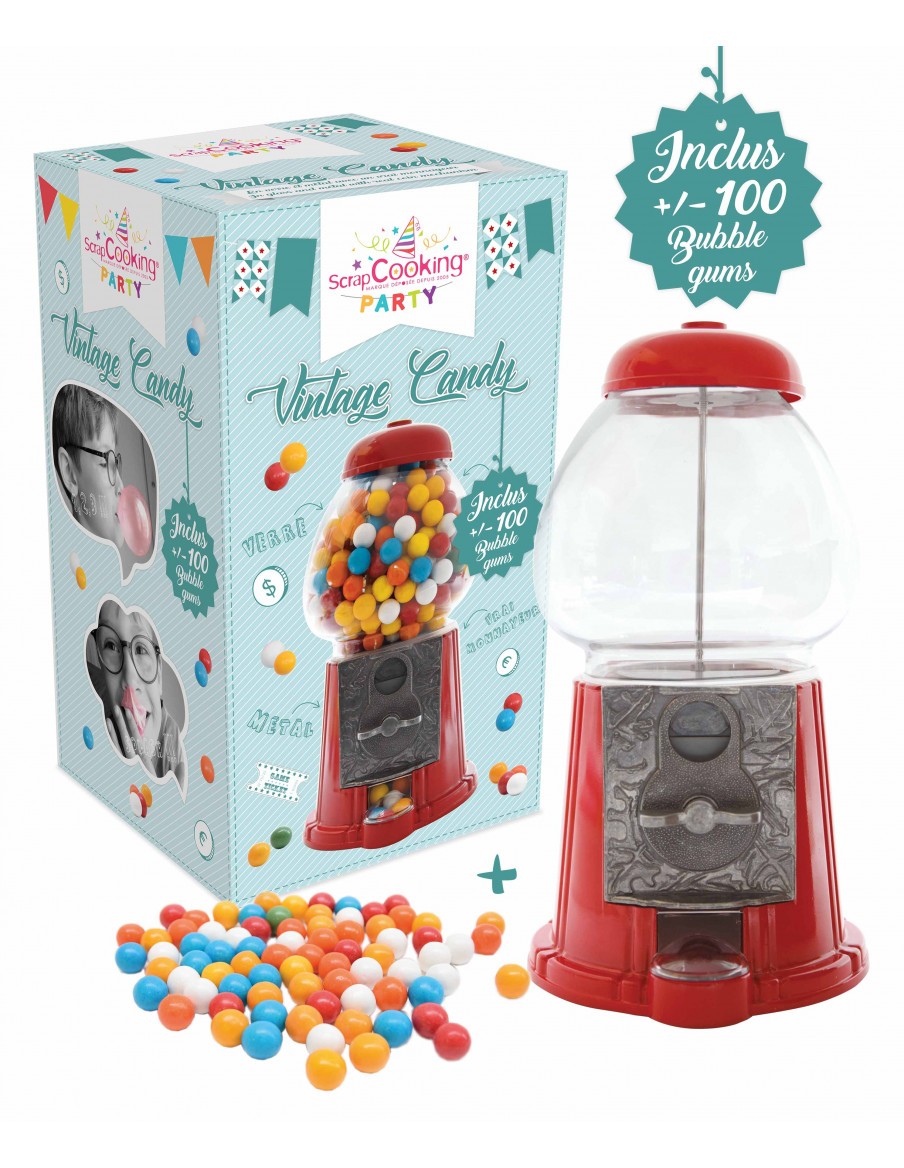 Distributeur bonbons "Bubble gum" ScrapCooking Anniversaire et déco de fête