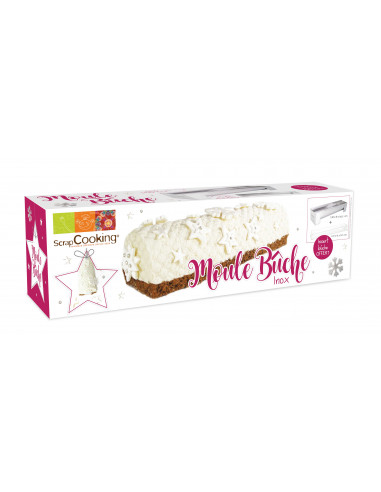 Moule inox pour bûche ScrapCooking Moule & Ustensile à pâtisserie