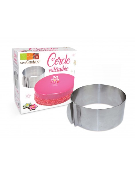 Cadre à pâtisserie extensible rond ScrapCooking Moule & Ustensile à pâtisserie 2