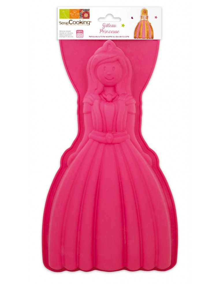 Moule à gâteau 3D Princesse - ScrapCooking ScrapCooking Moule & Ustensile à pâtisserie