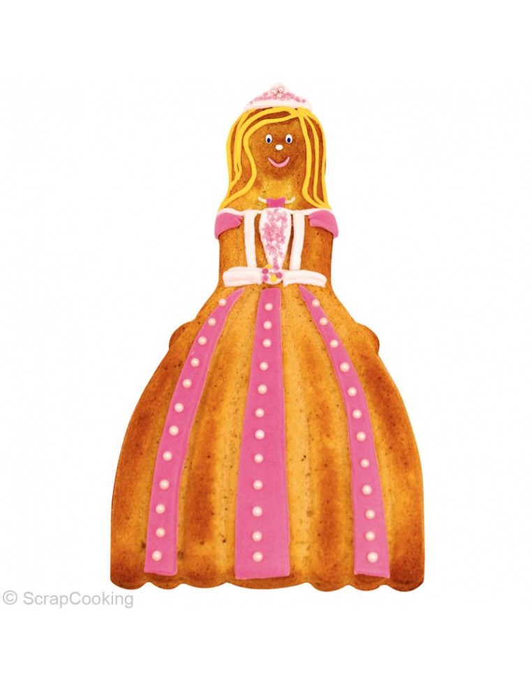 Moule à gâteau 3D Princesse - ScrapCooking ScrapCooking Moule & Ustensile à pâtisserie