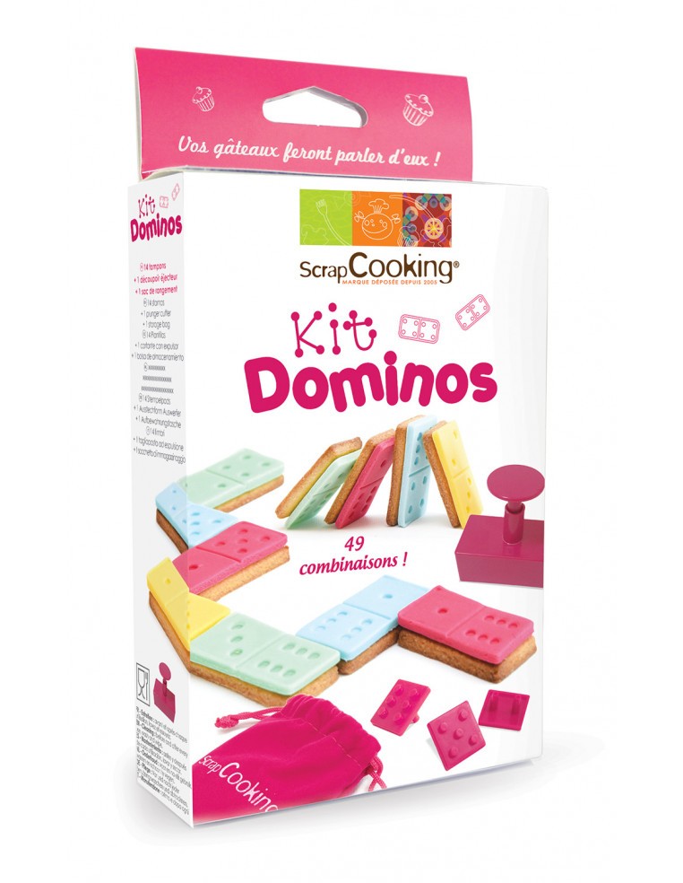 Kit "Dominos" ScrapCooking Moule & Ustensile à pâtisserie