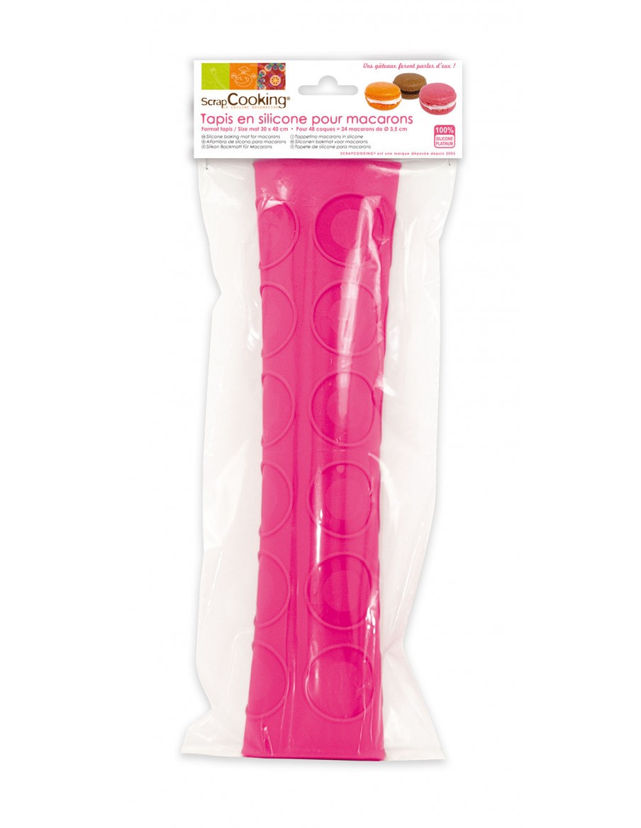 Tapis en silicone pour macarons ScrapCooking Moule & Ustensile à pâtisserie