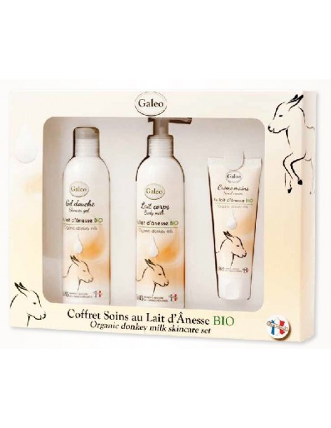 Coffret soins au "Lait d’ânesse Bio" GALEO Soin corps et visage