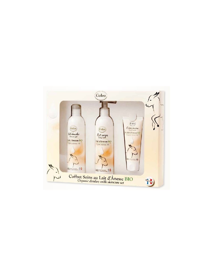 Coffret soins au "Lait d’ânesse Bio" GALEO Soin corps et visage