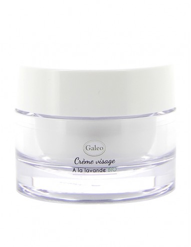 Crème visage à la "Lavande BIO" GALEO Soin corps et visage