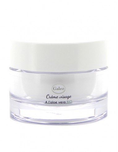 Crème visage à "L'Aloe vera BIO" GALEO  Soin corps et visage