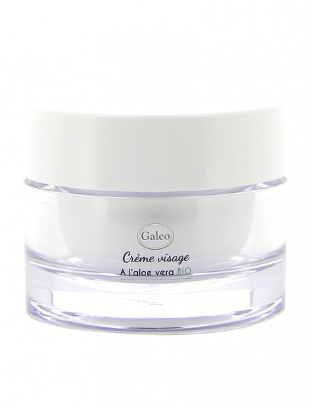 Crème visage à "L'Aloe vera BIO" GALEO  Soin corps et visage