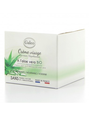 Crème visage à "L'Aloe vera BIO" GALEO  Soin corps et visage