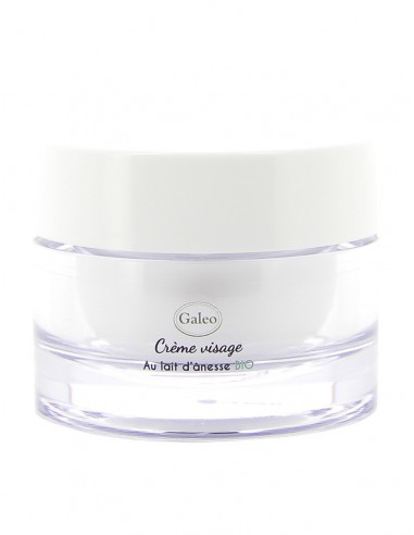 Crème visage au "Lait d’ânesse BIO" GALEO Soin corps et visage