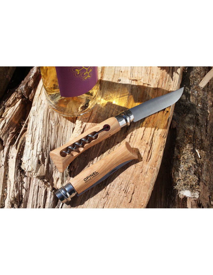 Couteau N°10 Opinel Tire-bouchon Opinel Arts de la table