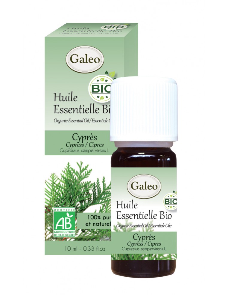 Huile essentielle Bio - Cyprès GALEO  Huile essentielle