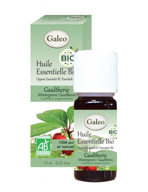Huile essentielle Bio - Gaulthérie GALEO  Huile essentielle