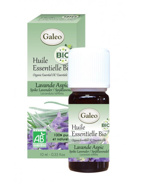 Huile essentielle Bio - Lavande Aspic GALEO  Huile essentielle