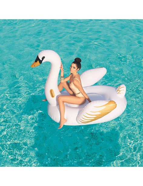 Bouée chevauchable Cygne XL - Bestway BestWay Baignade et jeu de piscine 2