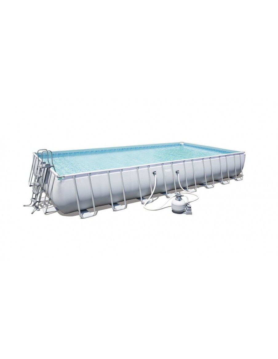Kit Piscine tubulaire rectangulaire - L.956 x l.488 x H.132 cm - Bestway BestWay Piscines