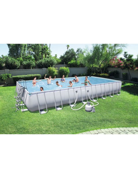 Kit Piscine tubulaire rectangulaire - L.956 x l.488 x H.132 cm - Bestway BestWay Piscines 2