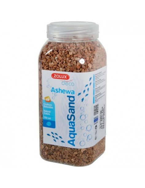 Aquasand Ashewa - Orange Zolux Sable et gravier d'aquarium