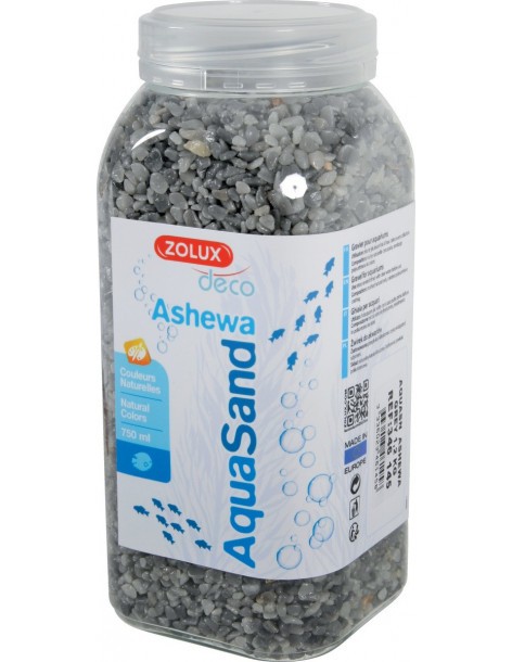 Aquasand Ashewa - Gris Zolux Sable et gravier d'aquarium