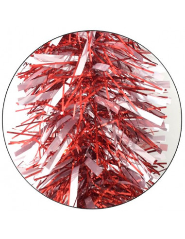 Guirlande épaisse rouge et rose  Décoration Noël Tradition