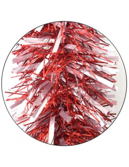 Guirlande épaisse rouge et rose  Décoration Noël Tradition