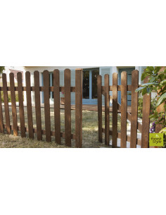 Portillon battant Mustang - Dim. 100 x 100 cm Forest Style Accessoires pour clôture, bordure et occultation 2