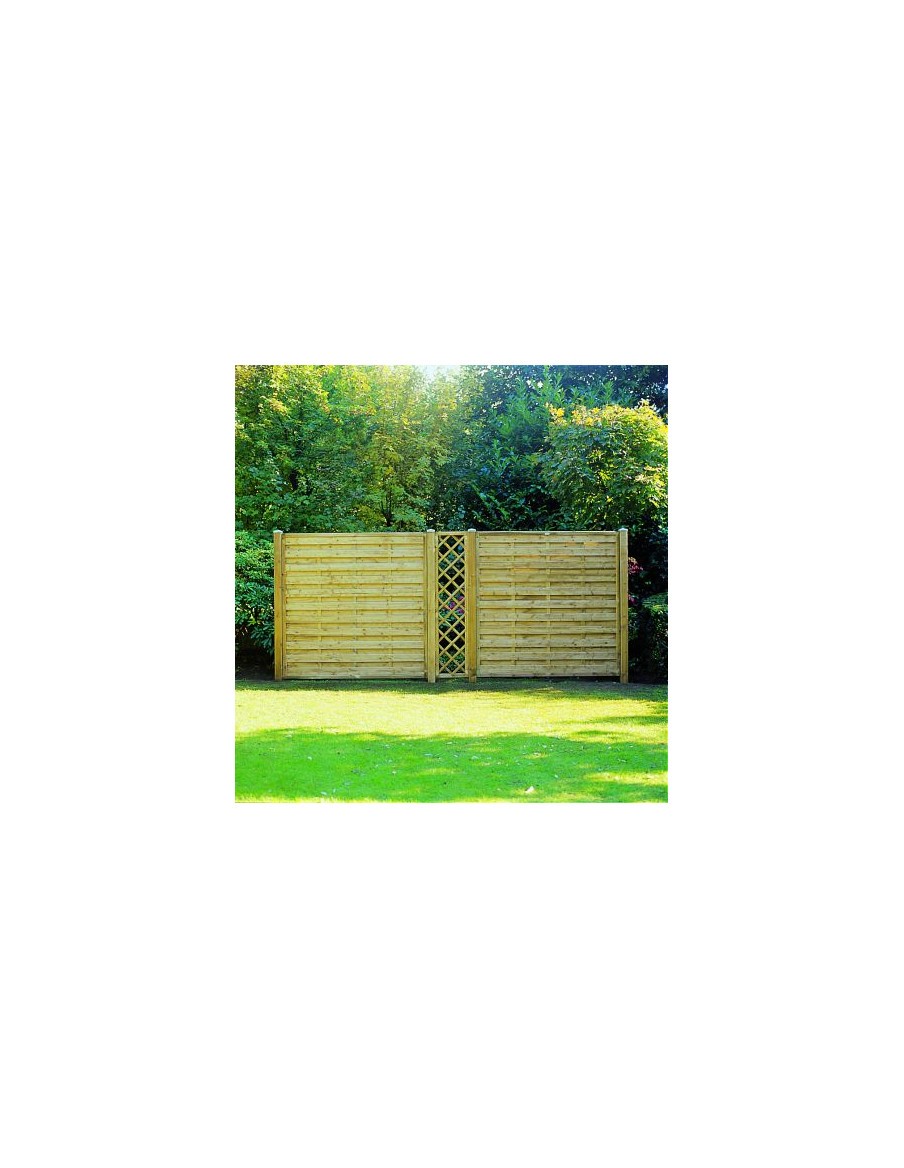 Panneau treillis Soprano naturel 60 x 180 cm Forest Style Treillage et arche