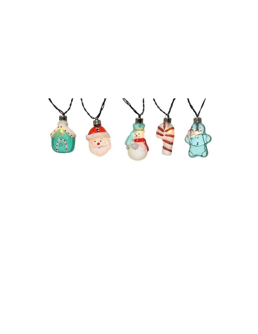 Guirlande Vintage de Noël 10 LED - 4,5 m  Eclairage