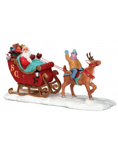 Lemax - Santa's sleigh LEMAX Village animé