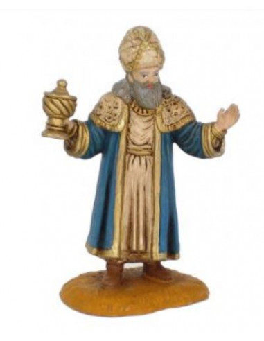 Figurine "Roi Mage Melchior" en durexine Oliver Art Crèches