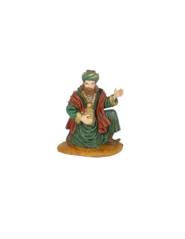 Santon Roi Mage Gaspard 10 cm - Oliver Oliver Crèches