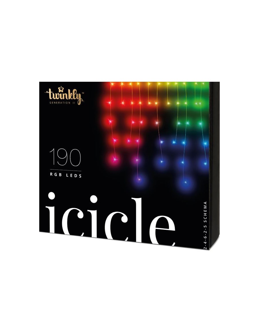 Stalactites Twinkly - Rideau 190 LEDs Twinkly Eclairage