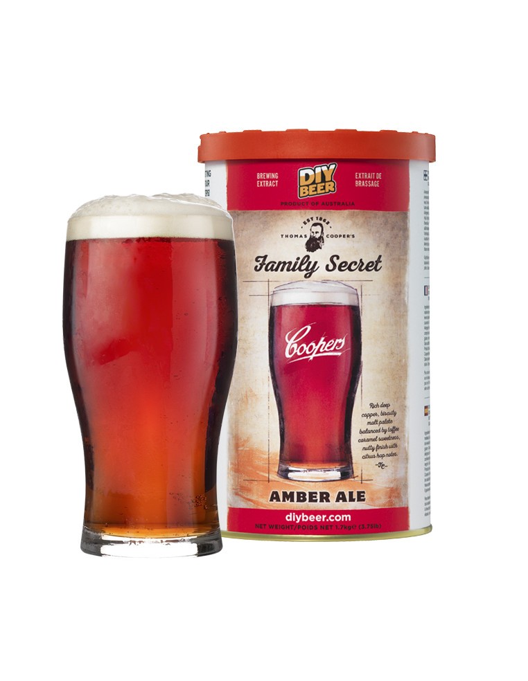 Kit à bière COOPERS - Family Secret - Amber ale Coopers Kit à bière maison