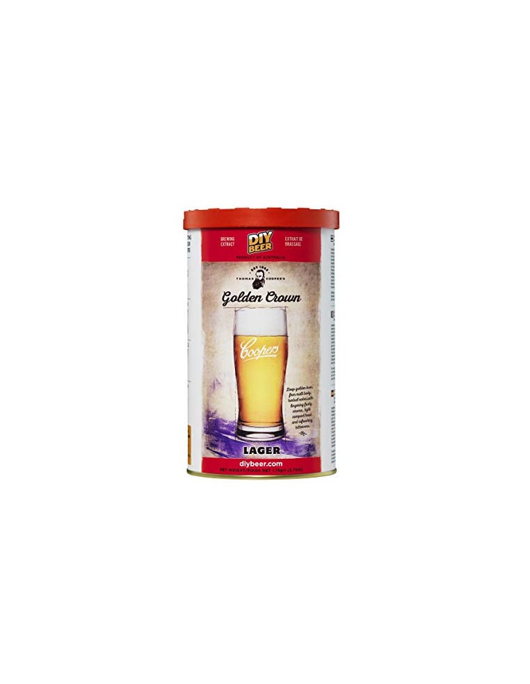 Kit à bière COOPERS - Golden Crown Lager Coopers Kit à bière maison